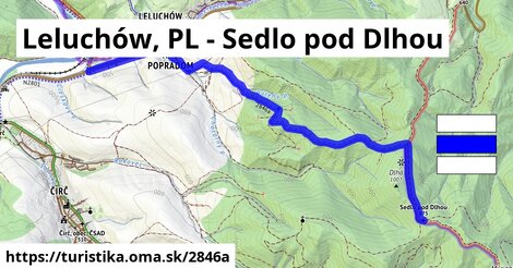 Leluchów, PL - Sedlo pod Dlhou