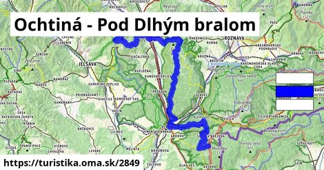 Ochtiná - Pod Dlhým bralom