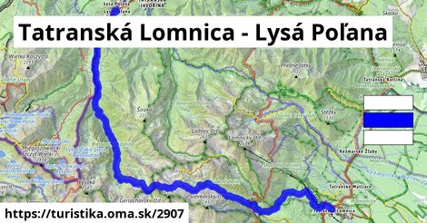 Tatranská Lomnica - Lysá Poľana