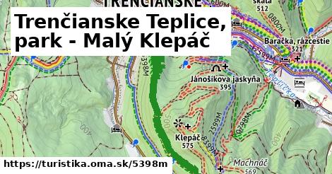 Trenčianske Teplice, park - Malý Klepáč