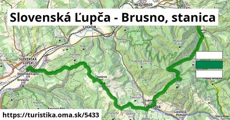 Slovenská Ľupča - Brusno, stanica