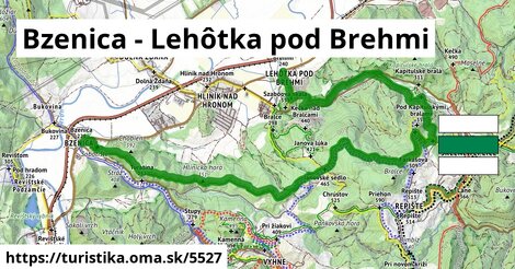 Bzenica - Lehôtka pod Brehmi