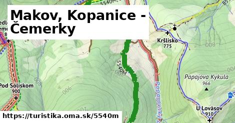 Makov, Kopanice - Čemerky