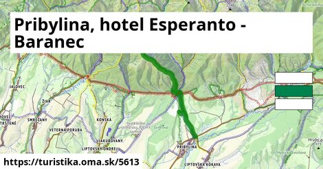 Pribylina, hotel Esperanto - Baranec