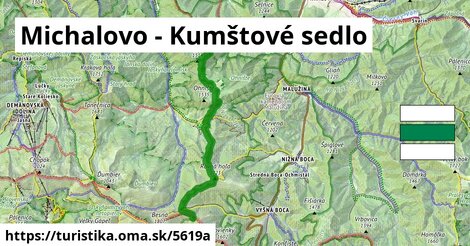 Michalovo - Kumštové sedlo