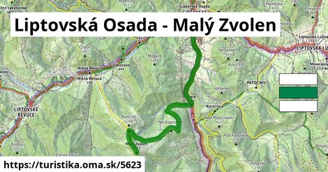 Liptovská Osada - Malý Zvolen