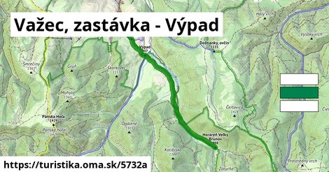 Važec, zastávka - Výpad