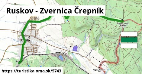 Ruskov - Zvernica Črepník