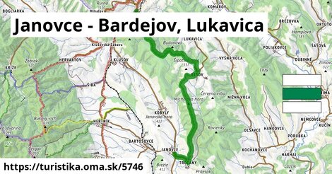 Janovce - Bardejov, Lukavica