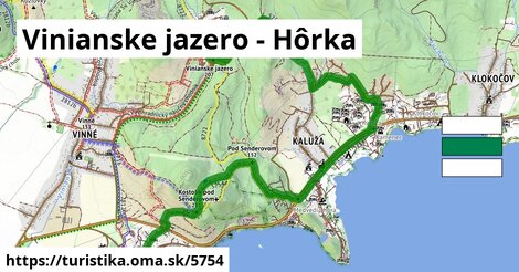 Vinianske jazero - Hôrka