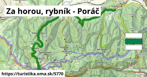 Za horou, rybník - Poráč