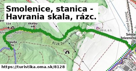 Smolenice, stanica - Havrania skala, rázc.