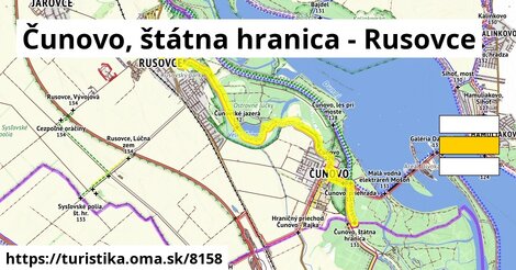 Čunovo, štátna hranica - Rusovce