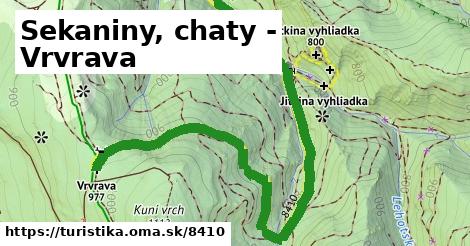 Sekaniny, chaty - Vrvrava