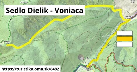 Sedlo Dielik - Voniaca