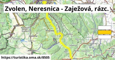 Zvolen, Neresnica - Zaježová, rázc.