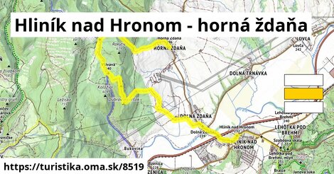 Hliník nad Hronom - horná ždaňa