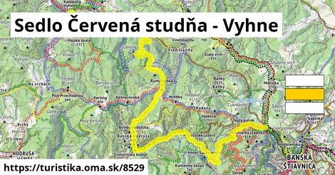 Sedlo Červená studňa - Vyhne