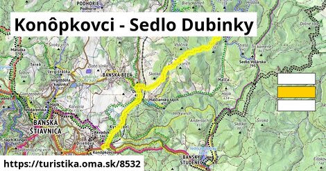 Konôpkovci - Sedlo Dubinky