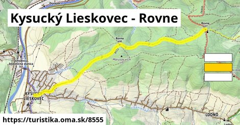 Kysucký Lieskovec - Rovne