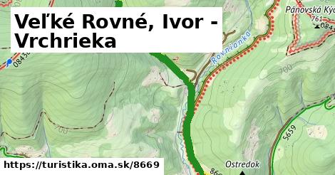 Veľké Rovné, Ivor - Vrchrieka