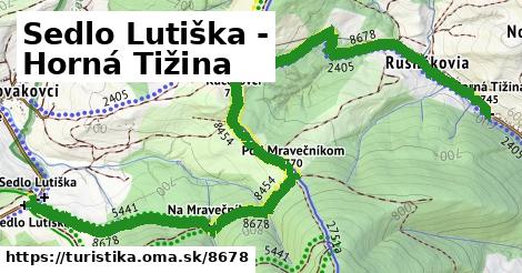 Sedlo Lutiška - Horná Tižina