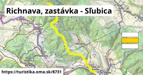 Richnava, zastávka - Sľubica