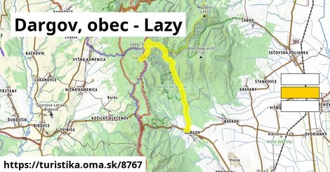 Dargov, obec - Lazy