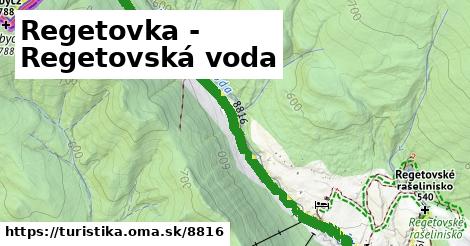 Regetovka - Regetovská voda