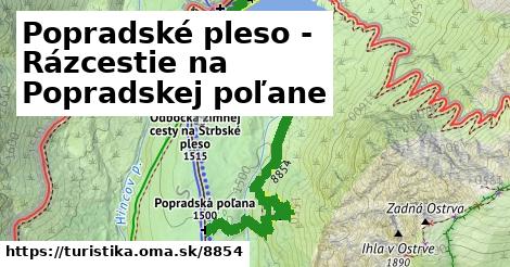 Popradské pleso - Rázcestie na Popradskej poľane