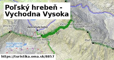 Poľský hrebeň - Vychodna Vysoka