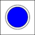 marker symbol turistika roundtrip blue