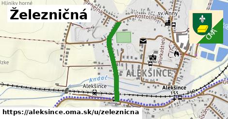 ilustrácia k Železničná, Alekšince - 541 m