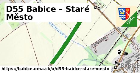 ilustrácia k D55 Babice – Staré Město, Babice - 1,37 km