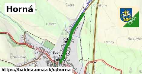 ilustrácia k Horná, Babiná - 580 m