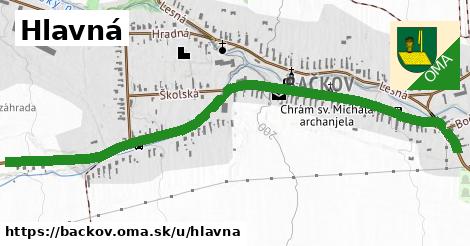 ilustrácia k Hlavná, Bačkov - 1,56 km