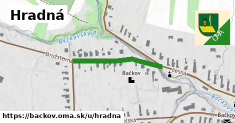 ilustrácia k Hradná, Bačkov - 287 m
