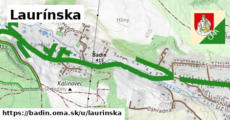 ilustrácia k Laurínska, Badín - 4,5 km