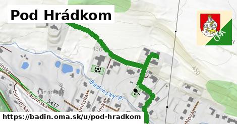 Pod Hrádkom, Badín