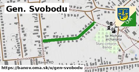 Gen. Svobodu, Bánov