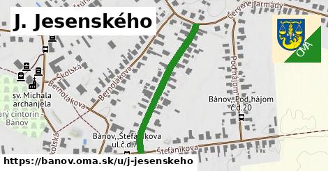 J. Jesenského, Bánov