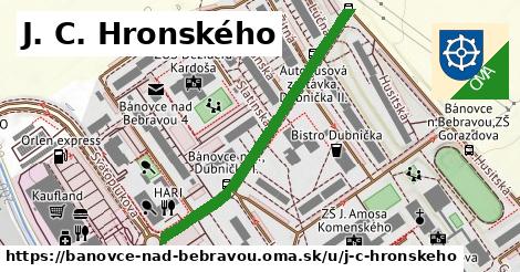 J. C. Hronského, Bánovce nad Bebravou