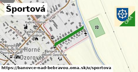 ilustrácia k Športová, Bánovce nad Bebravou - 182 m