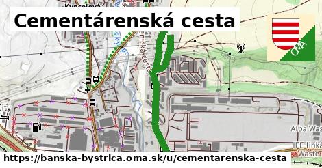 ilustrácia k Cementárenská cesta, Banská Bystrica - 0,91 km