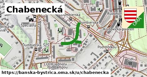 ilustrácia k Chabenecká, Banská Bystrica - 203 m