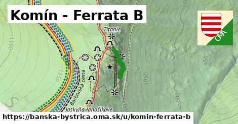 ilustrácia k Komín - Ferrata B, Banská Bystrica - 119 m