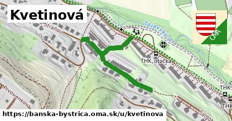 ilustrácia k Kvetinová, Banská Bystrica - 409 m