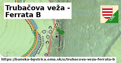 ilustrácia k Trubačova veža - Ferrata B, Banská Bystrica - 63 m