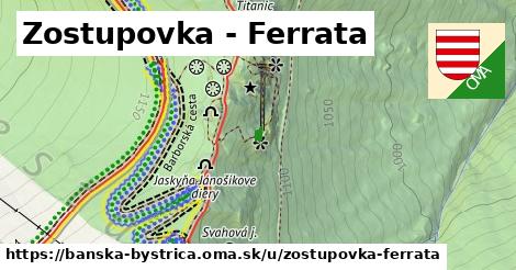 ilustrácia k Zostupovka - Ferrata, Banská Bystrica - 12 m