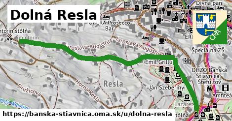 Dolná Resla, Banská Štiavnica